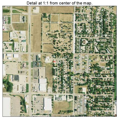 Aerial Photography Map of Yankton, SD South Dakota