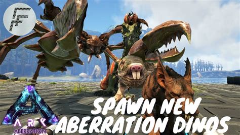 Ark Aberration - Spawn All New Aberration Creatures and Saddles - YouTube