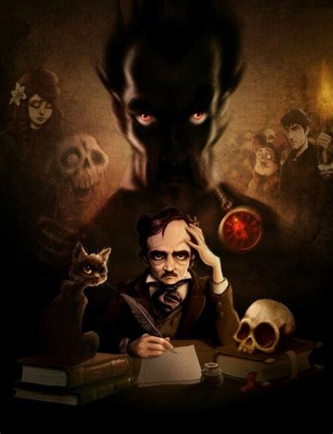 Every day is Halloween | Edgar allan poe art, Edgar allan poe illustration, Edgar allan poe