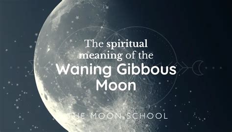 Spiritual Meaning of the Waning Gibbous Moon Phase in 2023 | The Moon ...