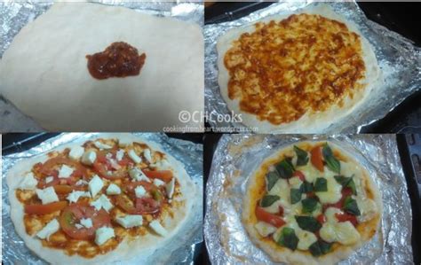 Homemade Margherita Pizza | Thin Crust Pizza | Cooking From Heart