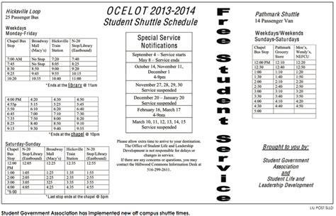 Students Rejoice Over New Shuttle Bus Schedule – The Tide