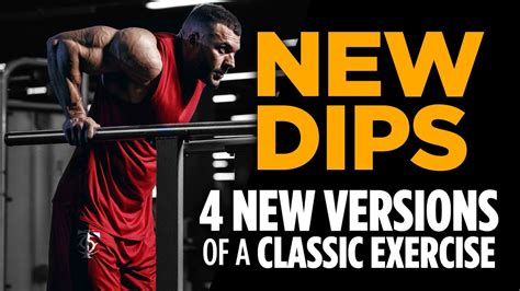 NEW Dips 4 New Versions of a Classic Exercise - YouTube