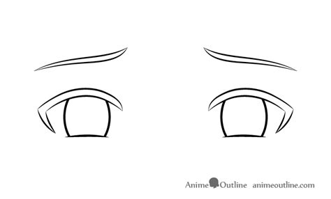 The right way to Draw Unhappy Anime & Manga Eyes - Artshow24