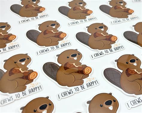 Beaver Sticker – FunUsualSuspects