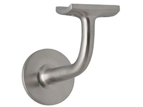 Miles Nelson Solid Brass Round Handrail Brackets | Interior Effects