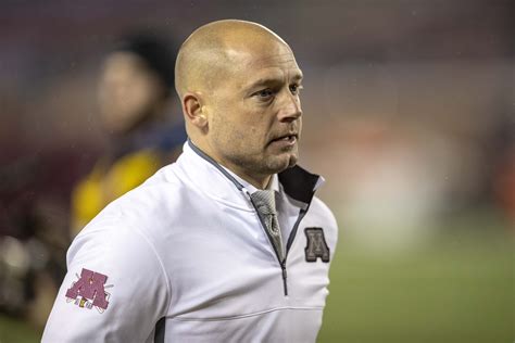 P.J. Fleck hoping for response from players after defensive coordinator change