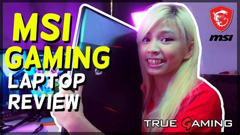 MSI GAMING LAPTOP REVIEW!! - YouTube