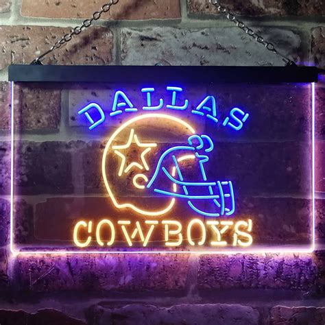 Dallas Cowboys Helmet LED Neon Sign - Legacy Edition - neon sign - LED ...