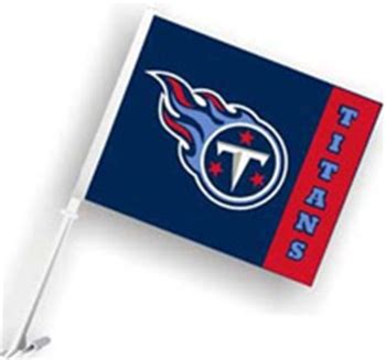 Tennessee Titans Car Flag - Logo (#32768 / 6 pack) - Turnovers, Inc.