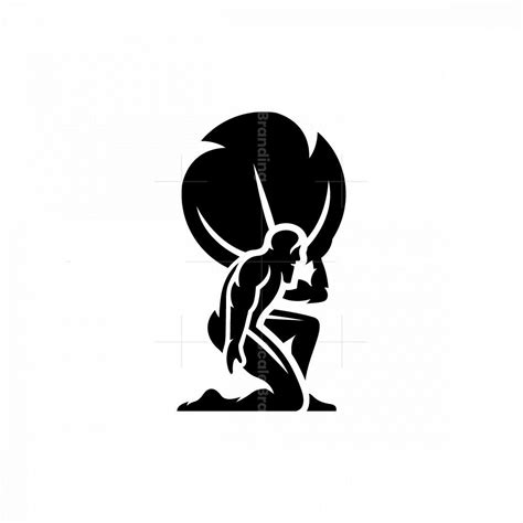 Kneeling Atlas Logo Iconic Atlas Logo | ? logo, Atlas, Logo design