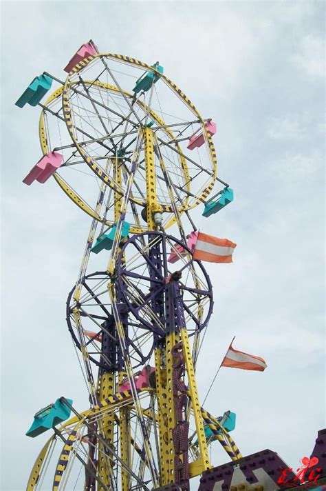 The Double Ferris Wheel | Amusement park rides, Ferris wheel, Thrill ride