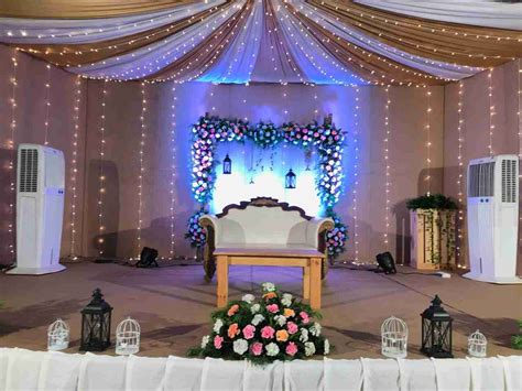 Nikah Muslim Wedding Stage Decoration at Social Hall Kalamassery kerala - Kerala Wedding ...