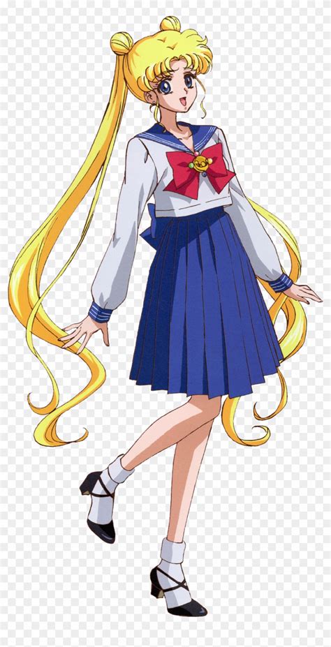 Usagi Tsukino - Sailor Moon Usagi School Uniform, HD Png Download ...