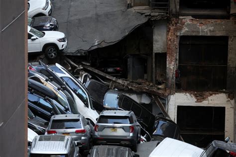 Parking garage partially collapses in New York City, killing 1 | PBS News