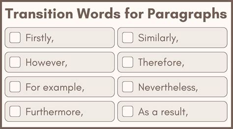 54 Best Transition Words for Paragraphs (2024)