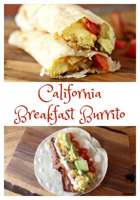 California Breakfast Burrito - Clever Housewife