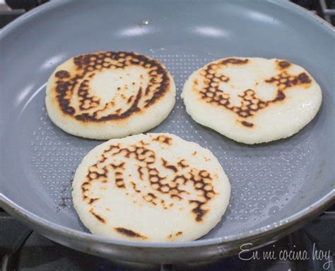 Domino Arepas with Black Beans - Pilar's Chilean Food & Garden