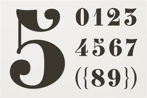 40+ Best Number Fonts for Logos, Tattoos, Infographics, & More (2024)