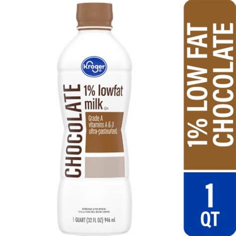 Kroger® 1% Lowfat Chocolate Milk Quart, 32 fl oz - Kroger