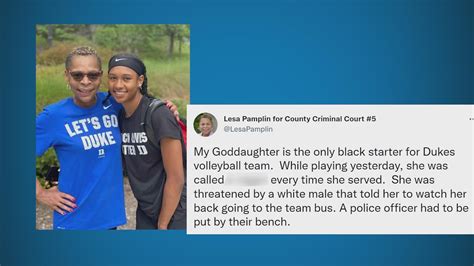 Duke volleyball's Rachel Richardson allegedly called racial slur | wfaa.com