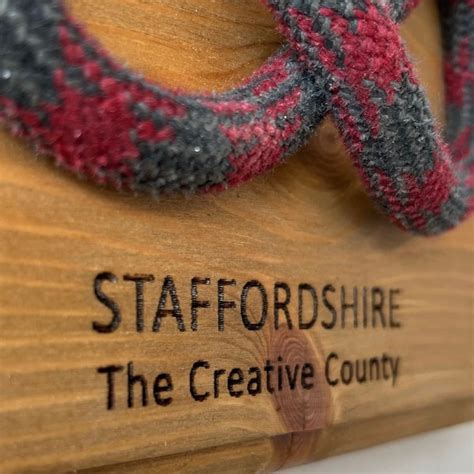 Red Staffordshire Knot Signage - The Stoke 2000