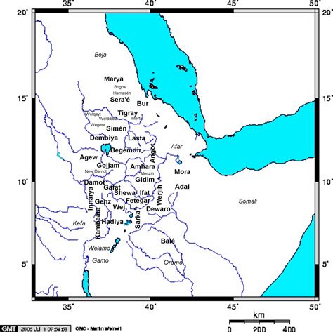 Ethiopian Empire Map (Illustration) - World History Encyclopedia