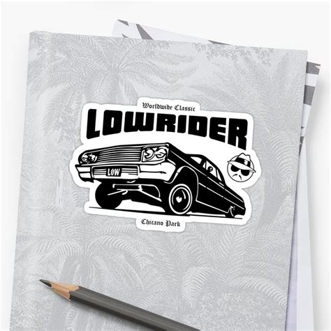 "Lowrider" Sticker by ZorgGraphix | Redbubble