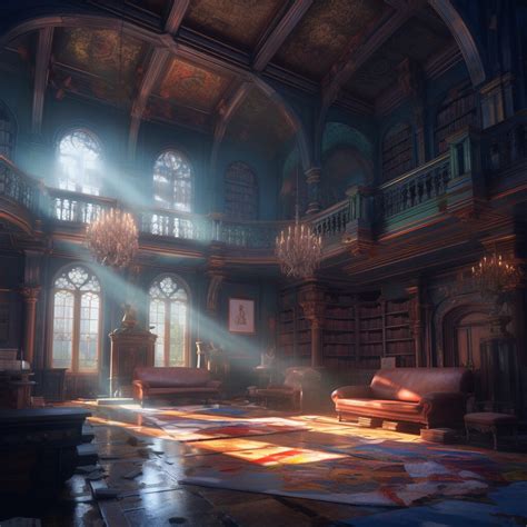 ArtStation - Enchanted Knowledge: Exploring the Grand Library of the ...