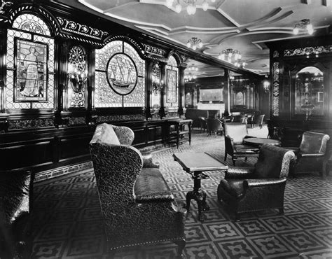 Stretched Canvas Art - Ocean Liner: Interior 1912. /Nsmoking Room Of The British Ocean Liner Rms ...