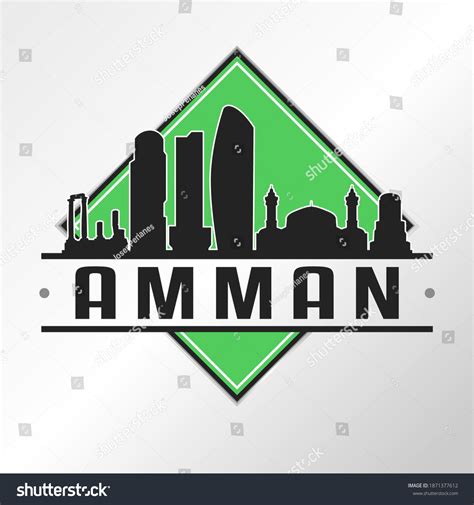 Amman Jordan Skyline Logo Adventure Landscape Stock Vector (Royalty Free) 1871377612 | Shutterstock