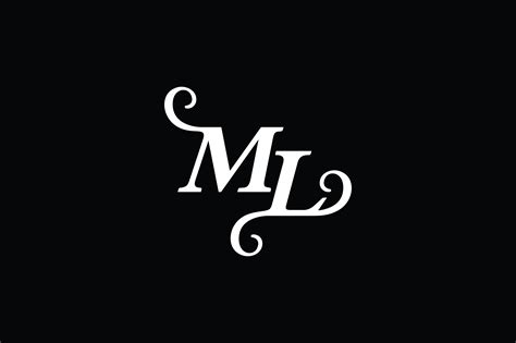 Monogram ML Logo V2 Graphic by Greenlines Studios · Creative Fabrica