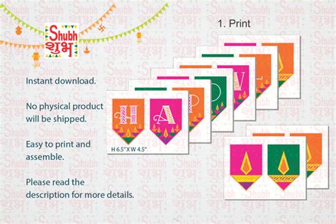 Diwali Decoration Toran DIWALI Banner/instant Download /digital Printable /ready for Printing - Etsy