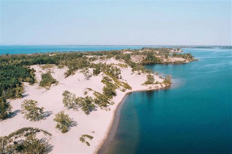 Sandbanks Provincial Park comes with breathtaking dunes and white sand ...