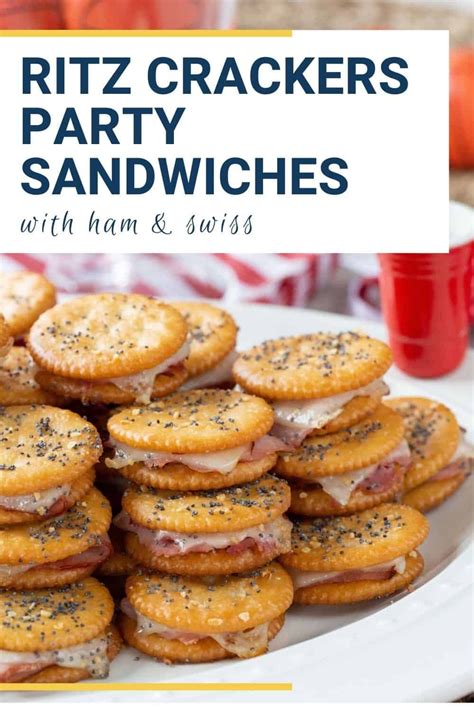 Ritz® crackers party sandwiches – Artofit