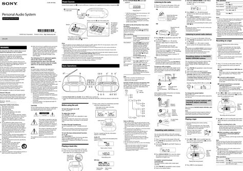 Sony CFD S70 User Manual Operating Instructions 4584349131