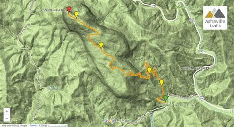 Pisgah National Forest Trail Map - Maping Resources