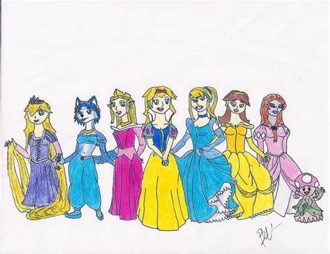 Nintendo Princesses (remake) by foxanime101 on DeviantArt