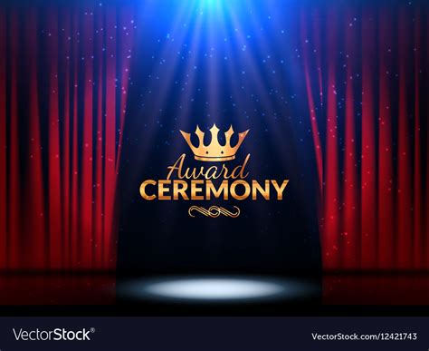 Award ceremony design template event Royalty Free Vector