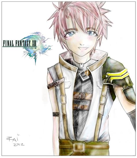 FF13 Lightning Anime Boy version by rai-jael on DeviantArt