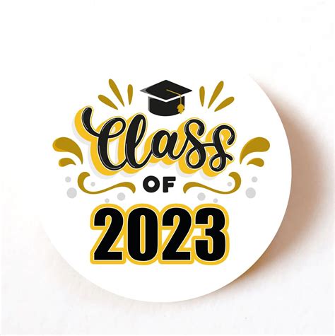 Pack of 24 paper labels, Graduation stickers,Congratulations Class of 2023 | eBay