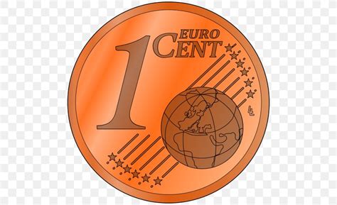 Penny Clip Art 1 Cent Euro Coin Euro Coins, PNG, 500x500px, 1 Cent Euro ...