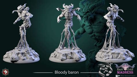 Bloody baron, statue 75mm - ForgeLord.3D Fantasy Miniatures