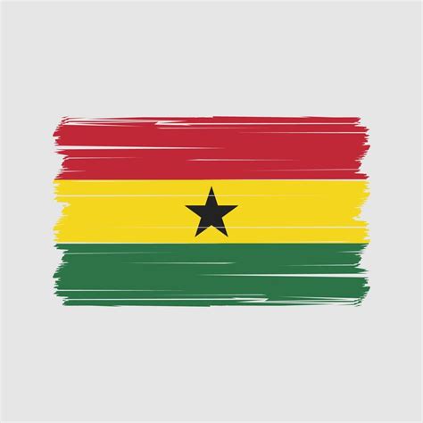 Ghana Flag Vector. National Flag Vector 11481935 Vector Art at Vecteezy