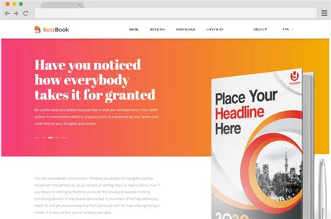 35 Best Author Website templates for Authors, Publishers and Bookstores