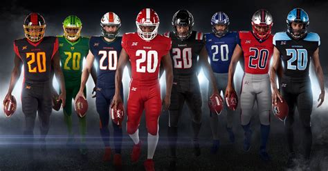 XFL Reveals The Uniforms For Its Eight Teams (PICS)