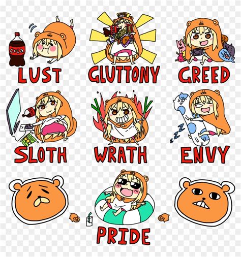 Umaru 7 Deadly Sins - Cartoon, HD Png Download - 1280x1280(#1380358 ...