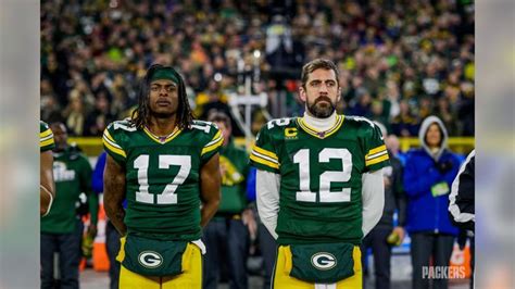 1/12/2020 Davante Adams and Aaron Rodgers. in 2020 | Aaron rodgers ...