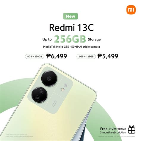 The Redmi 13C Starts at Php 5k in the Philippines