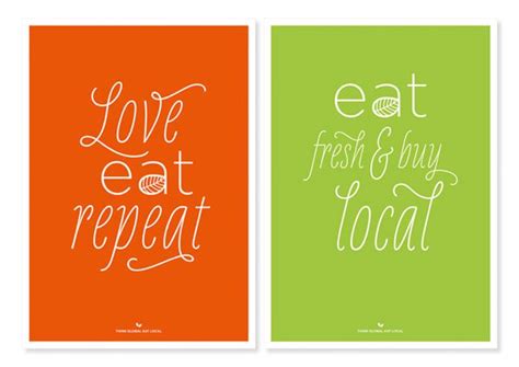 10 12 13 eatdrinklocal 12 | Eat local, Typography, Typography design